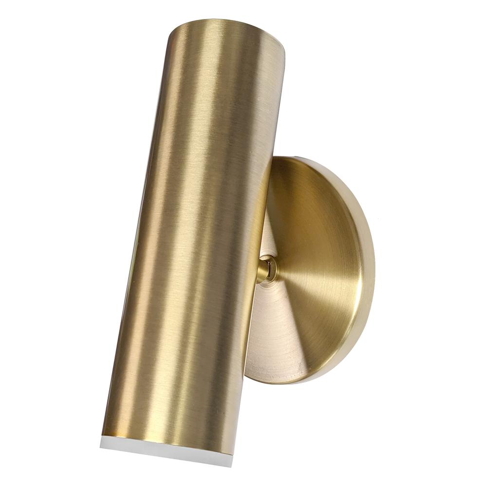 6W Wall Sconce,  AGB, FR Acrylic Diffuser. Picture 1