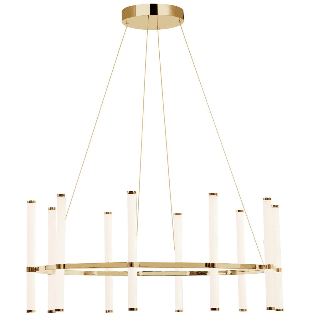 60W Chandelier, AGB, WH Acrylic Diffuser. Picture 1