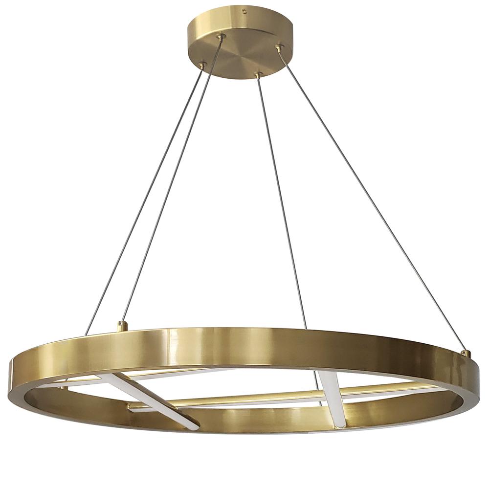 40W Chandelier, AGB, WH Silicone Diffuser. Picture 1
