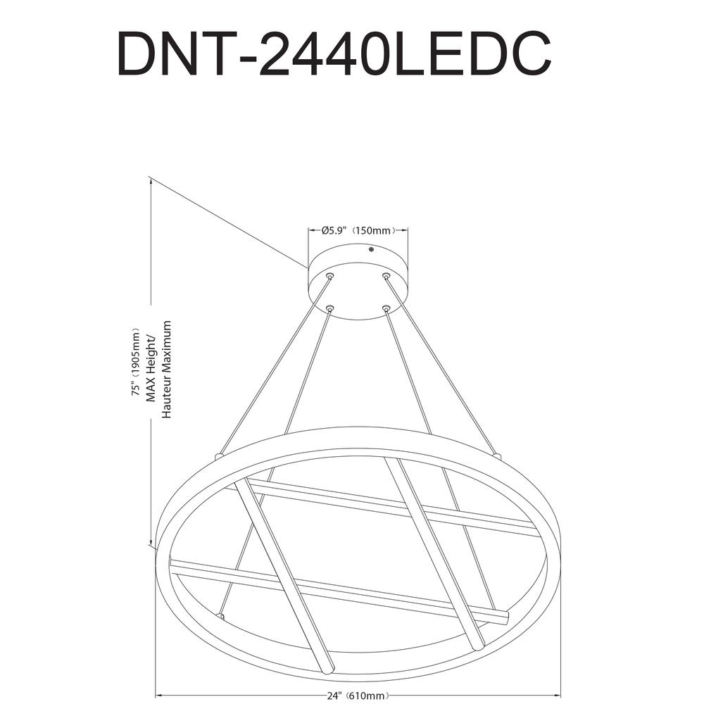 40W Chandelier, PC, WH Silicone Diffuser. Picture 7