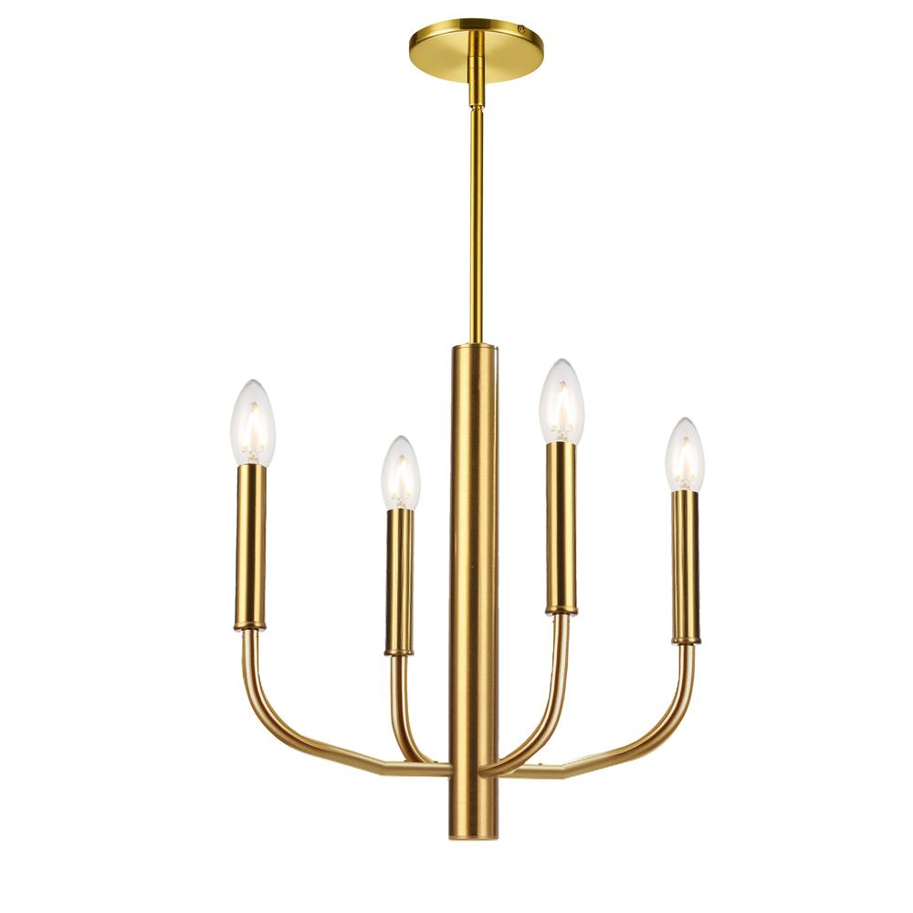 4LT Incandescent Chandelier, AGB. Picture 1