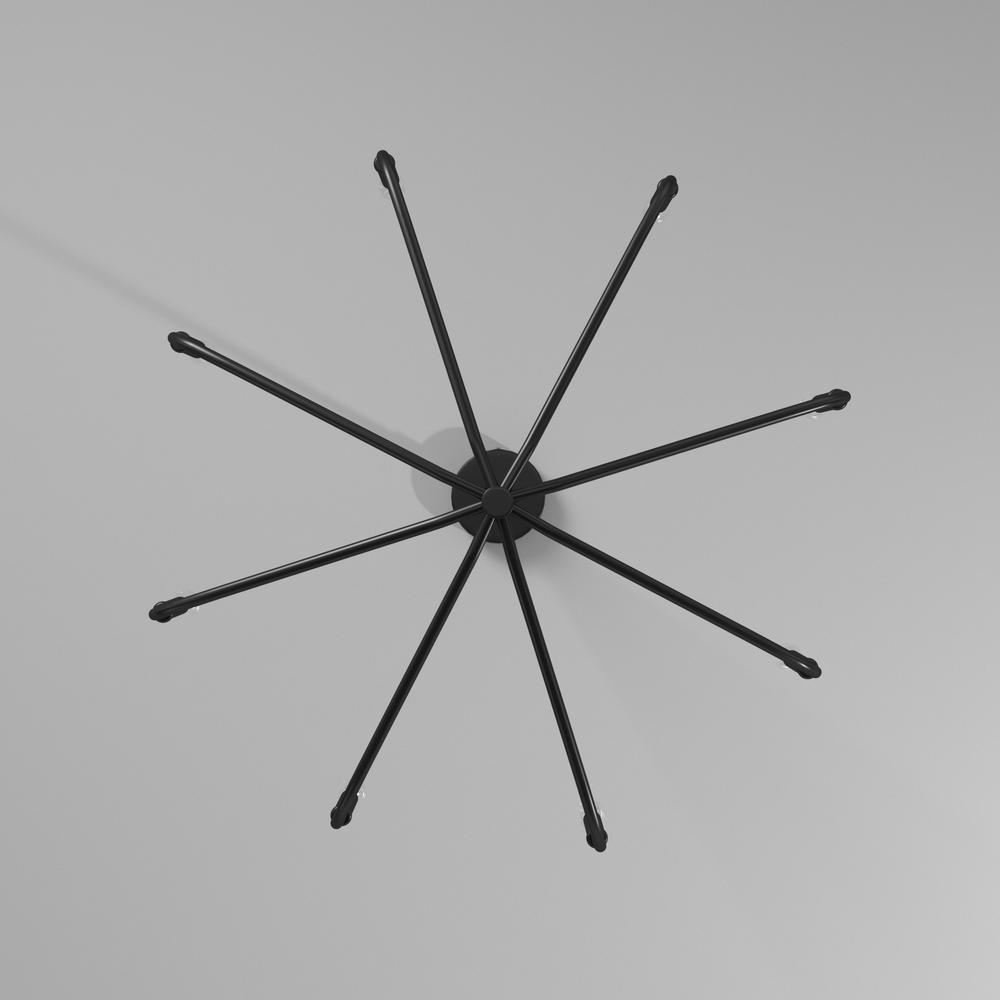 8LT Chandelier, MB Finish. Picture 6