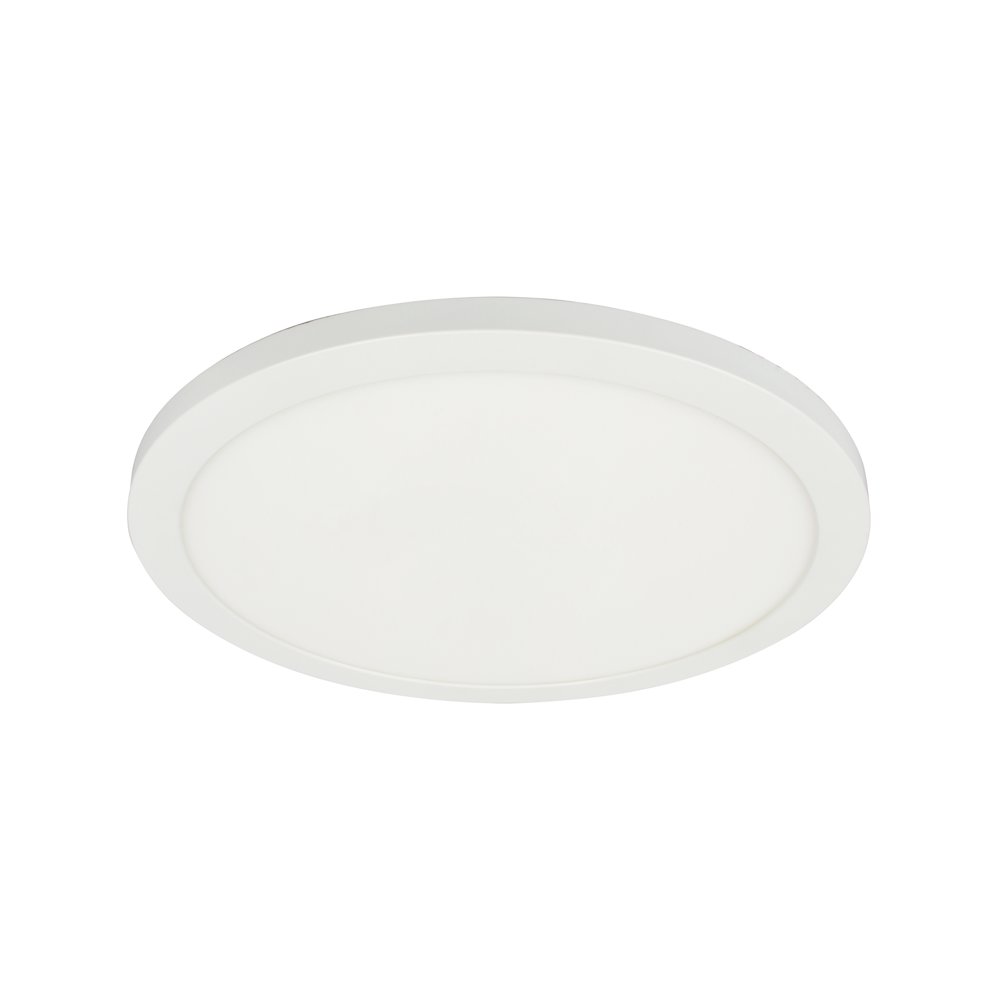 25W Matte White Flush Mount. Picture 1