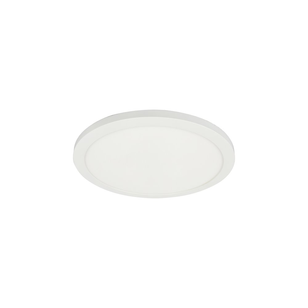 20W Matte White Flush Mount. Picture 1