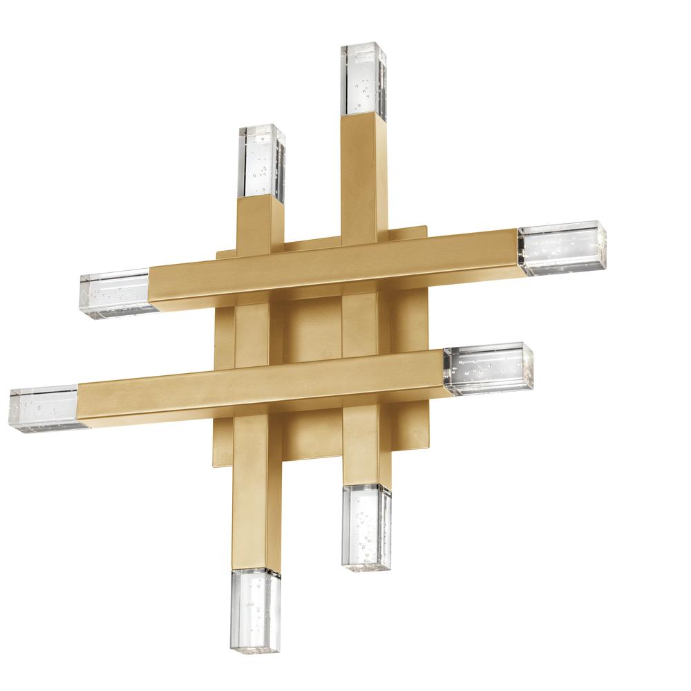24W Wall Sconce, AGB, Acrylic Diffuser. Picture 1