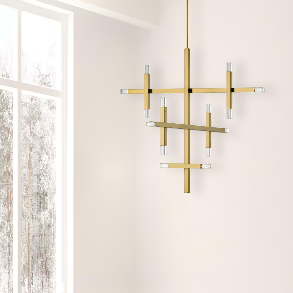 42W Chandelier, AGB, Acrylic Diffuser. Picture 2
