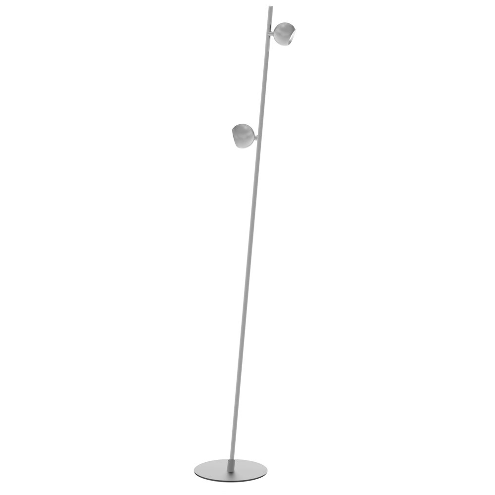 10W Satin Nickle Floor Lamp. Picture 1