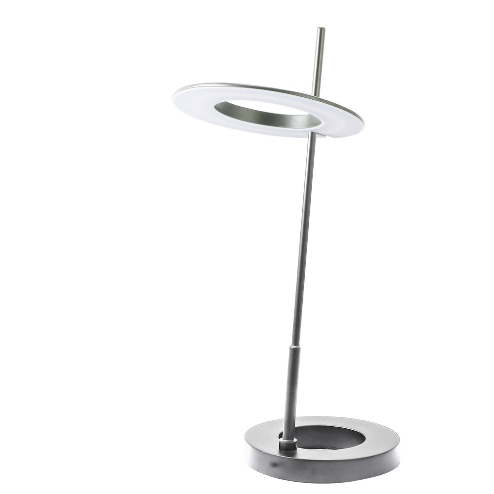 11W Table Lamp Satin Chrome. Picture 1