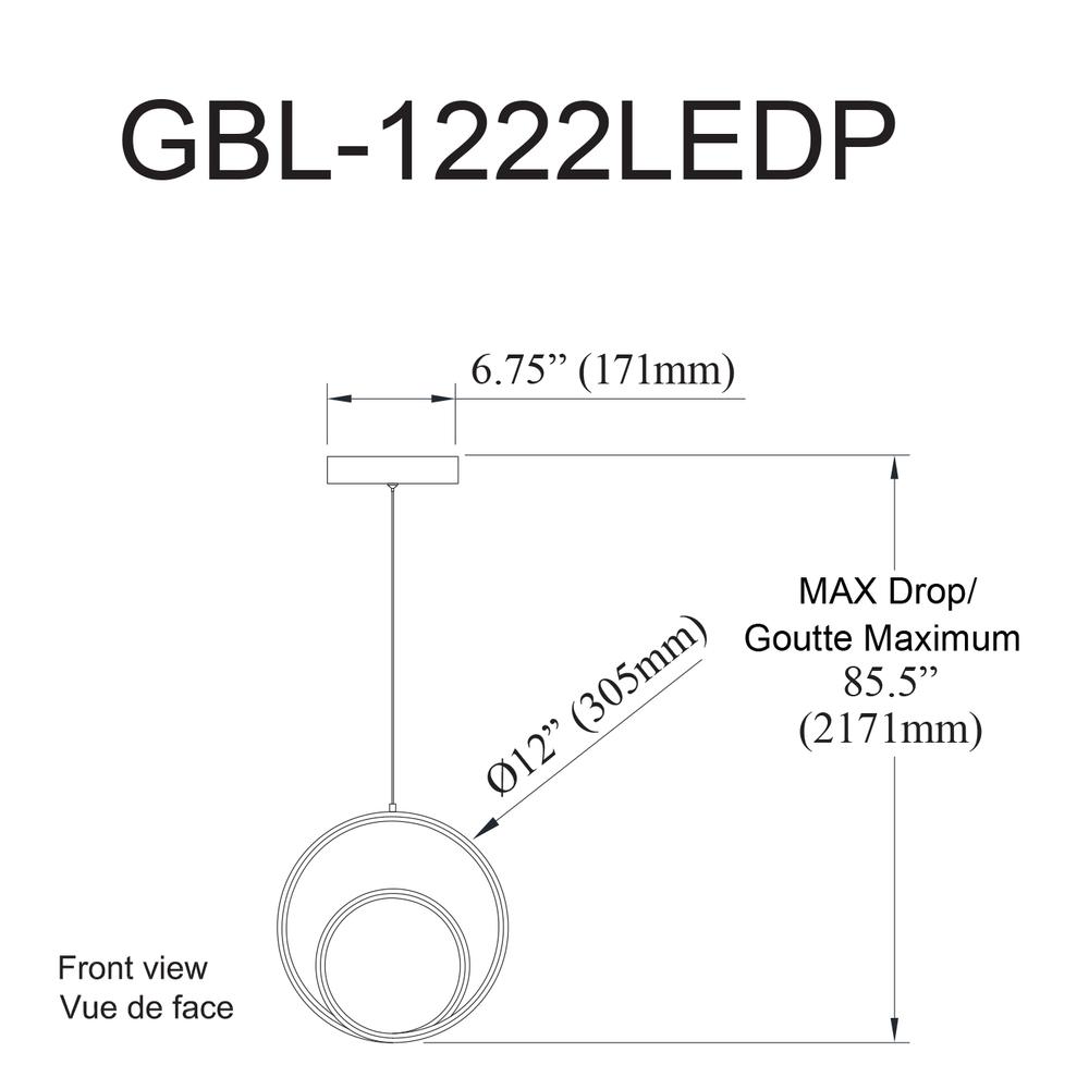 20W Pendant, MB, WH Silicone Diff. Picture 7
