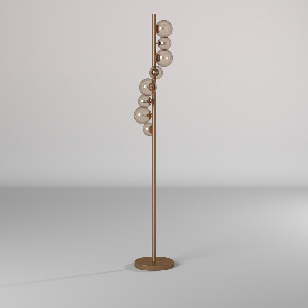 8LT Halogen Floor Lamp VB, Champagne Glass. Picture 4