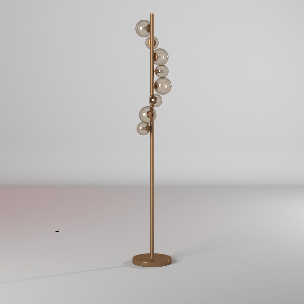 8LT Halogen Floor Lamp VB, Champagne Glass. Picture 5