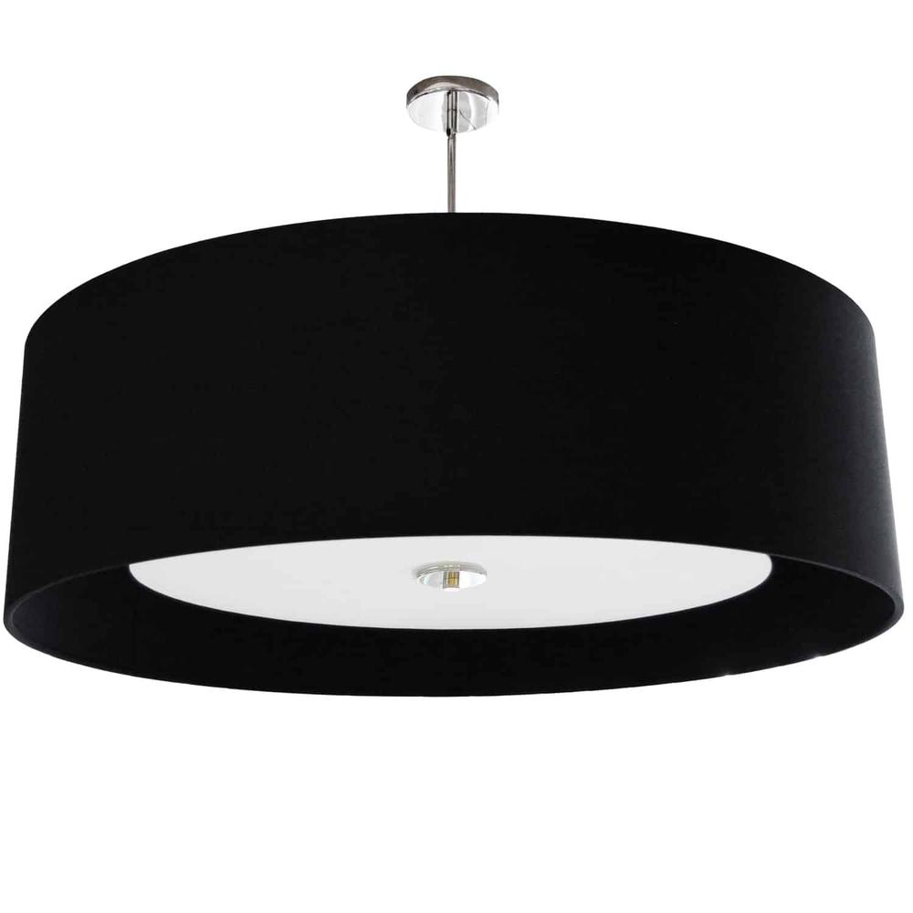 4LT Helena Pendant PC, Black,White Diffuser. Picture 1