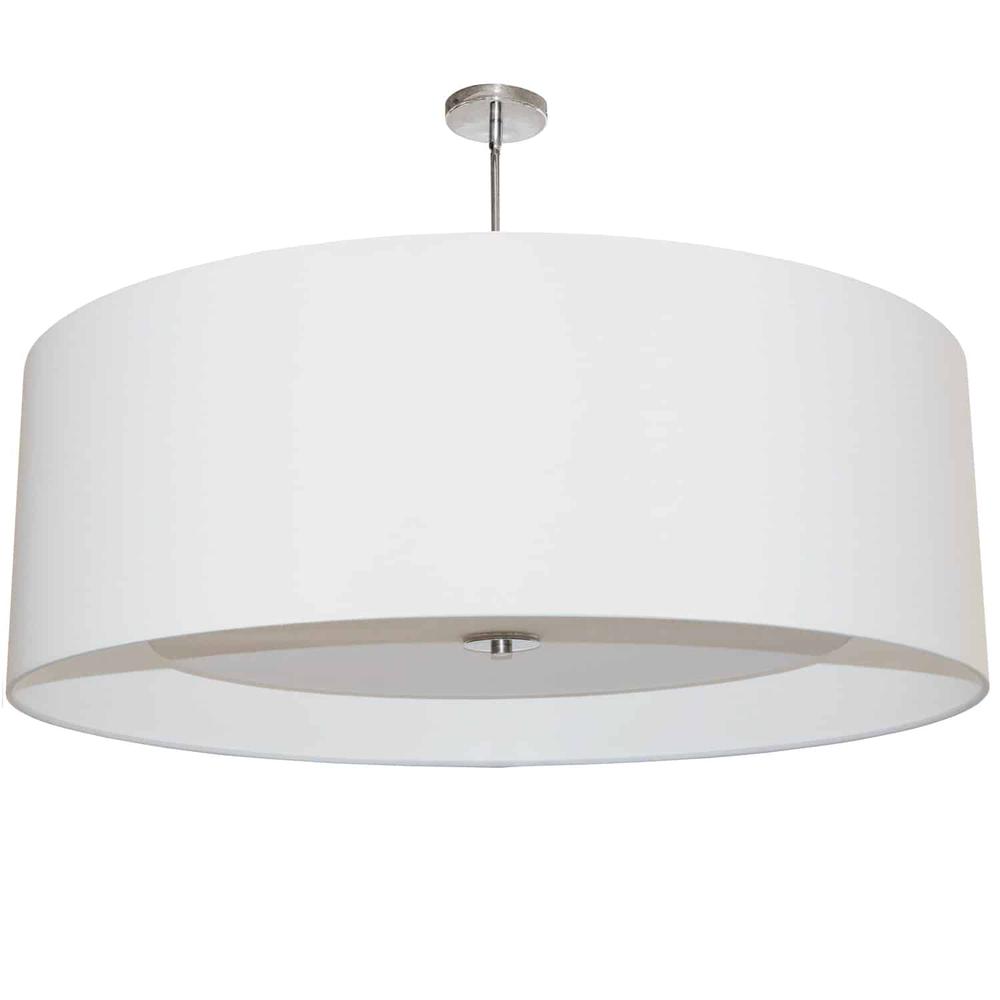 4LT Helena Pendant PC, White,White Diffuser. Picture 1