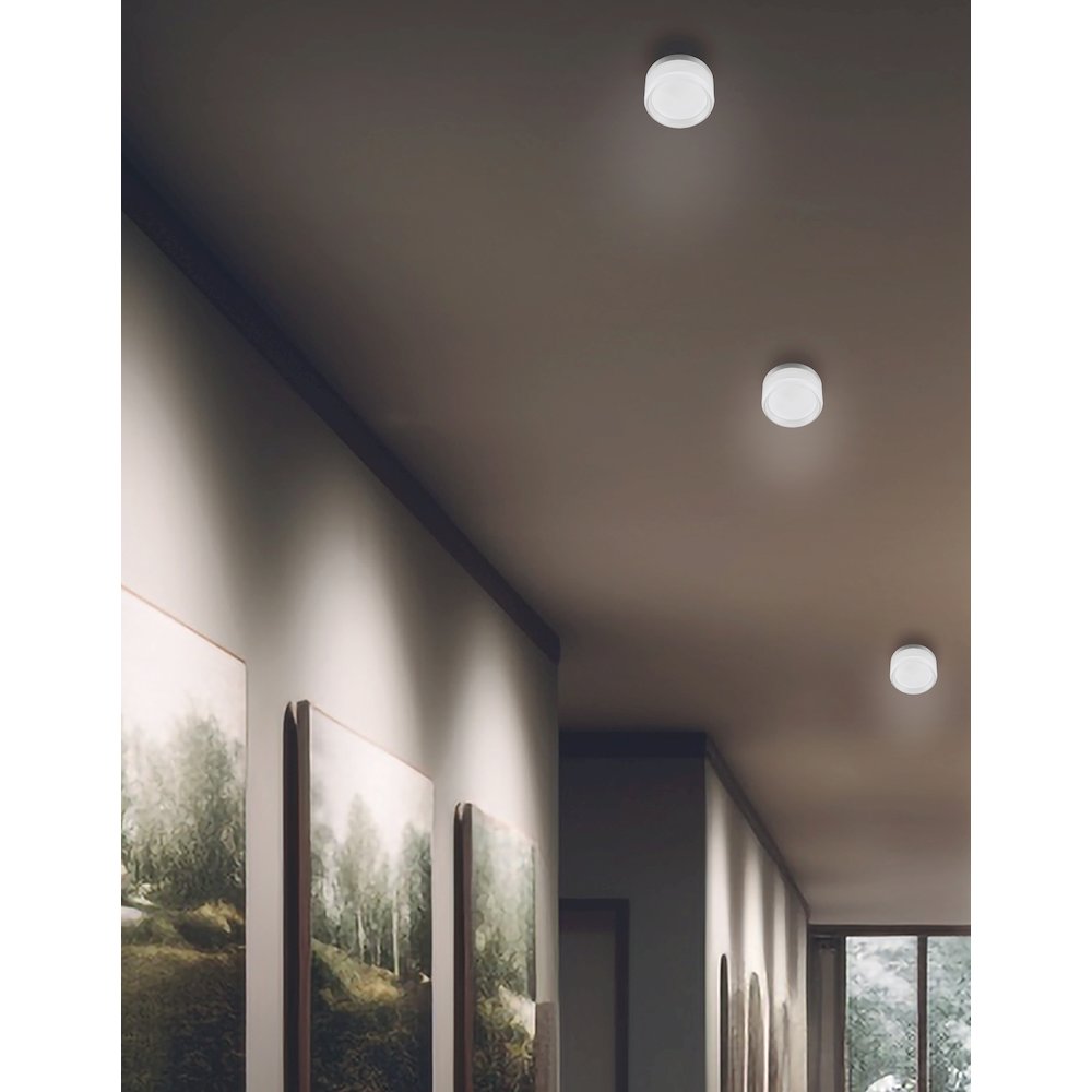 15W Wall Sconce Polished Chrome with Clear & Frosted Acrylic Diffuser. Picture 3