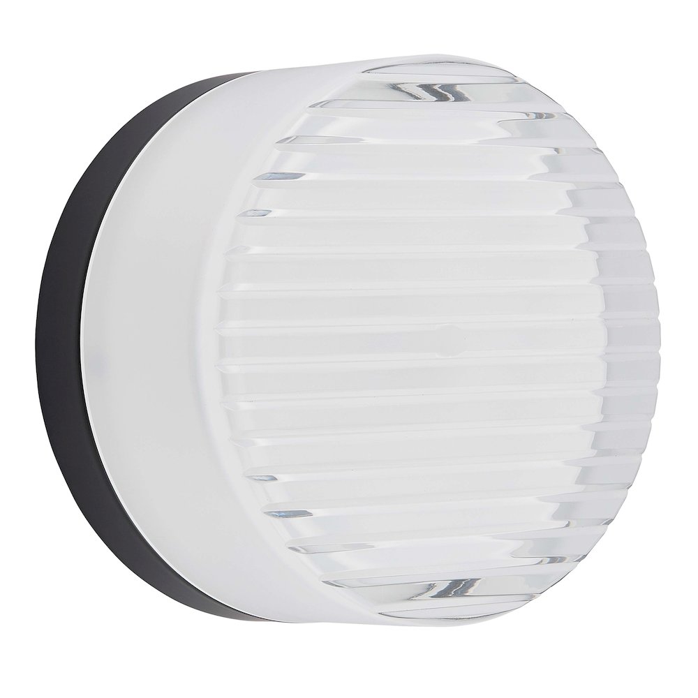 15W Wall Sconce Matte Black with Clear & Frosted Acrylic Diffuser. Picture 1