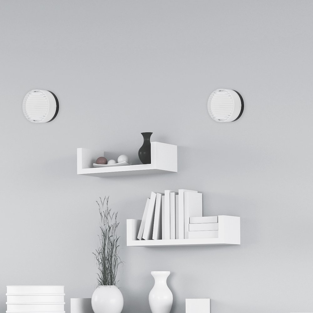 15W Wall Sconce Matte Black with Clear & Frosted Acrylic Diffuser. Picture 3