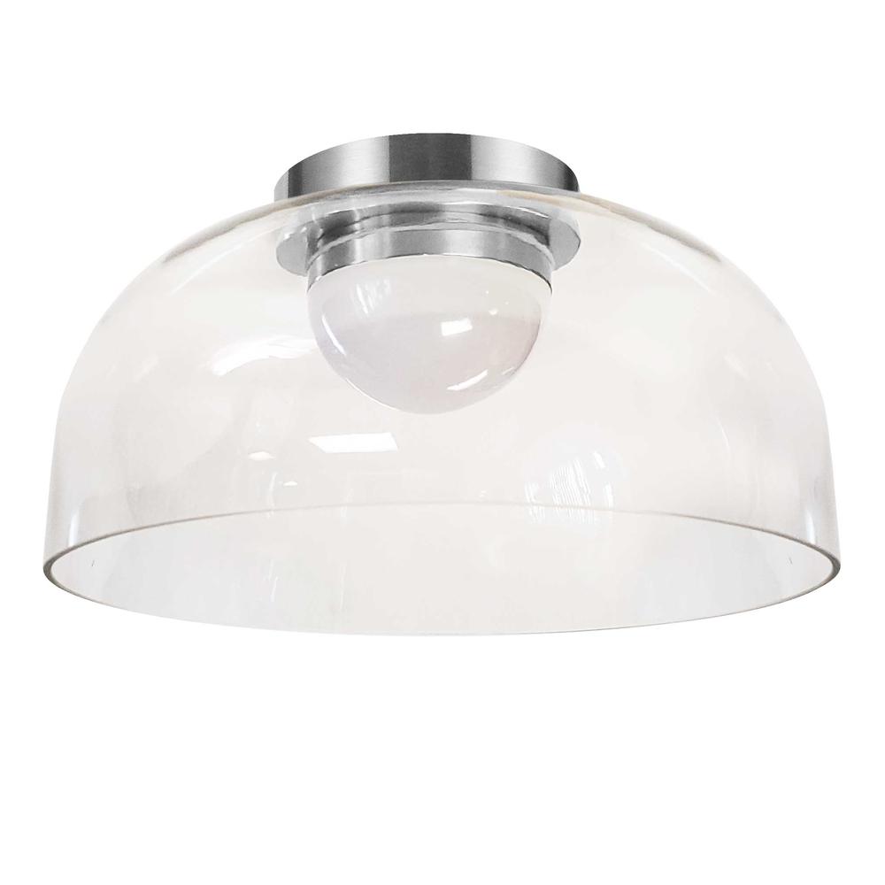 10W Flush Mount, PC, CLR Glass. Picture 1