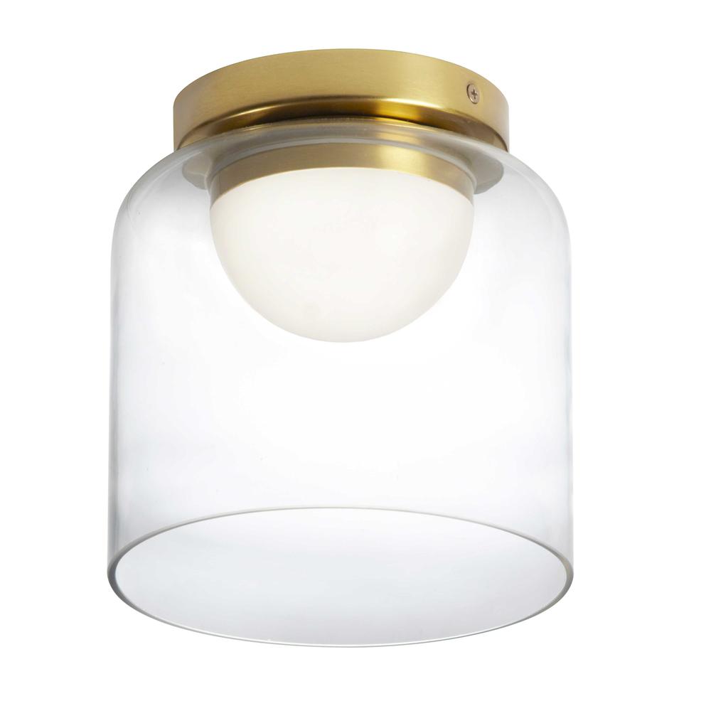 10W Flush Mount, AGB, CLR Glass. Picture 1