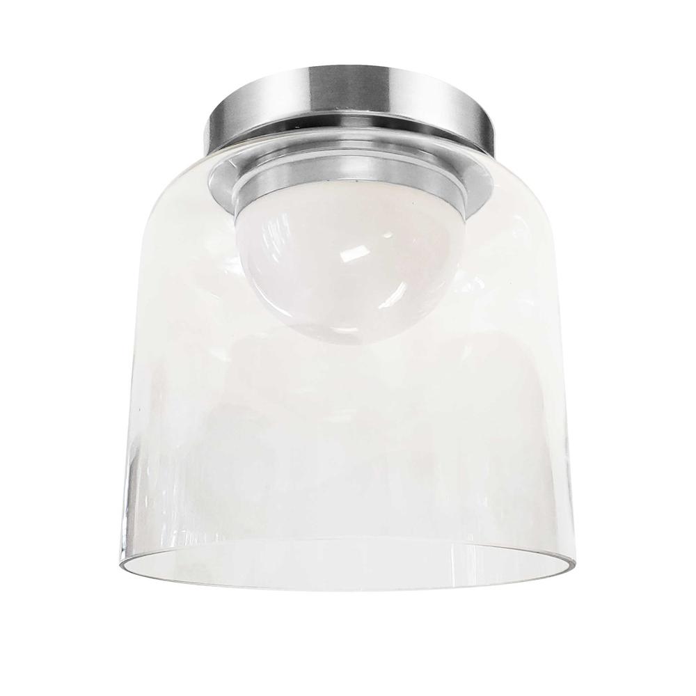 10W Flush Mount, PC, CLR Glass. Picture 1