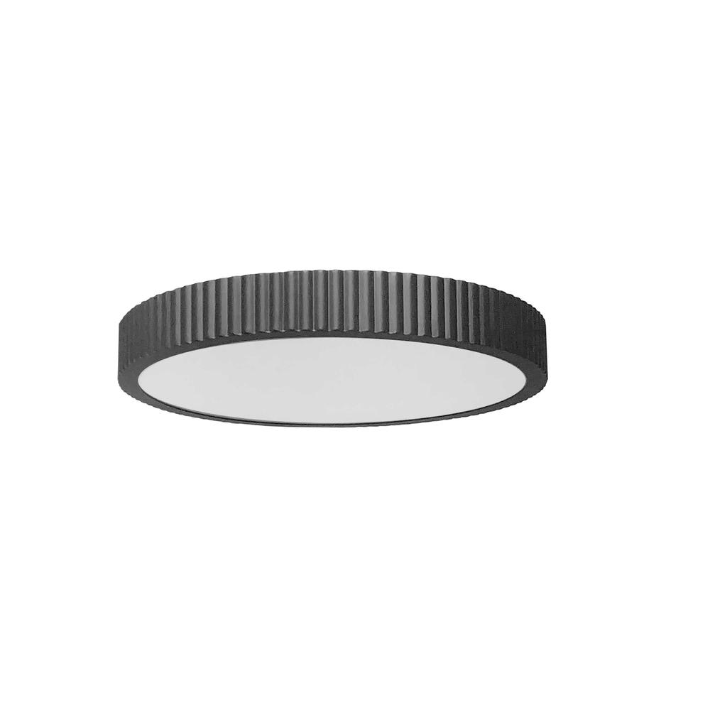 30W Flushmount, MB, WH Acrylic Diffuser. Picture 1