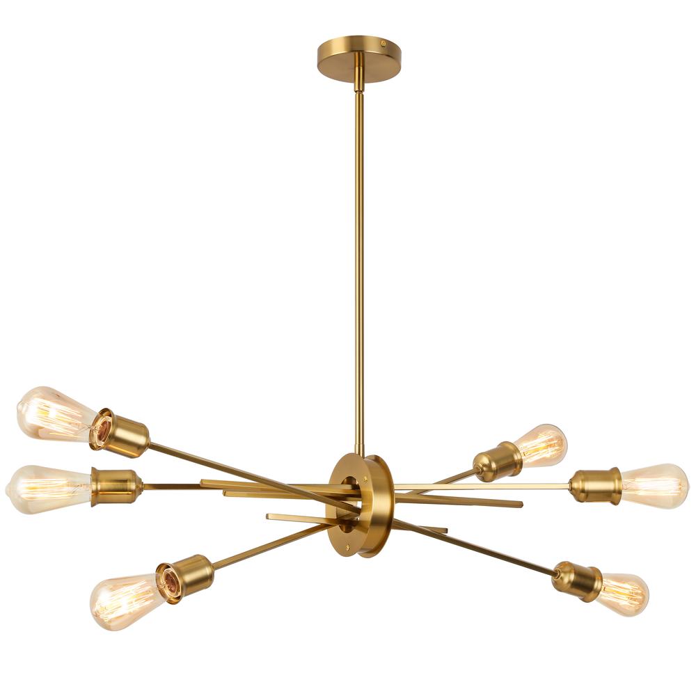 6LT Incandescent Horiz Pendant, AGB. Picture 1