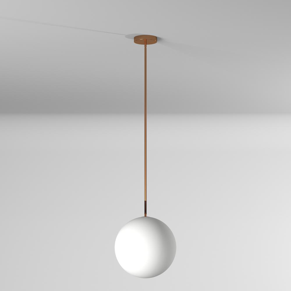 1LT Incandescent Pendant, Plated Gold Finish. Picture 6