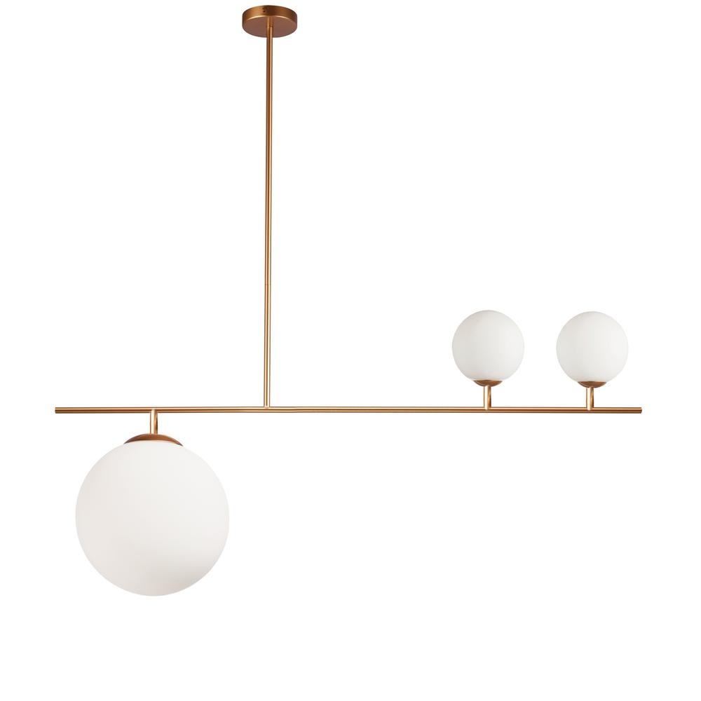 3LT Pendant, Gold Finish. Picture 1