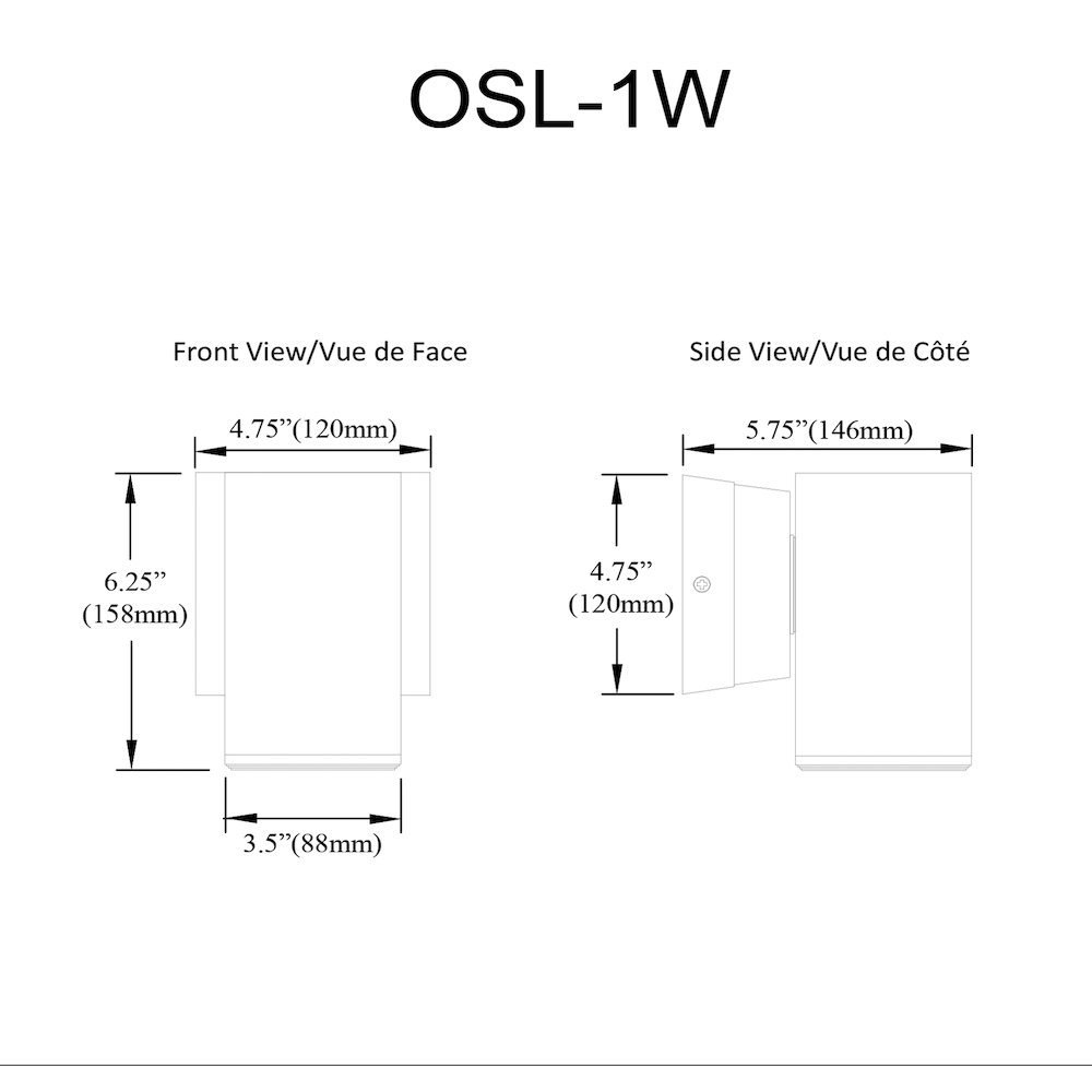 1 Light Matte Black Outdoor Wall Sconce. Picture 2