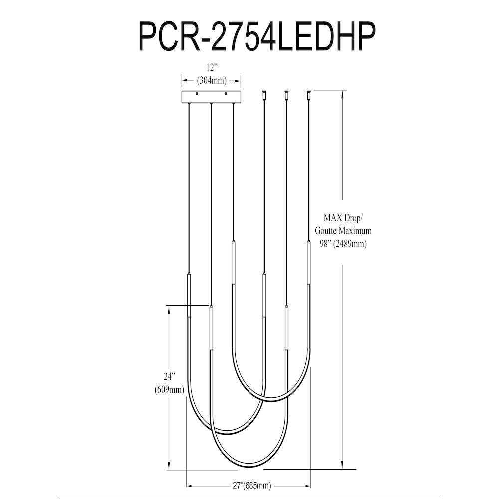 62W Horizontal Pendant Aged Brass with White Silicone Diffuser. Picture 2