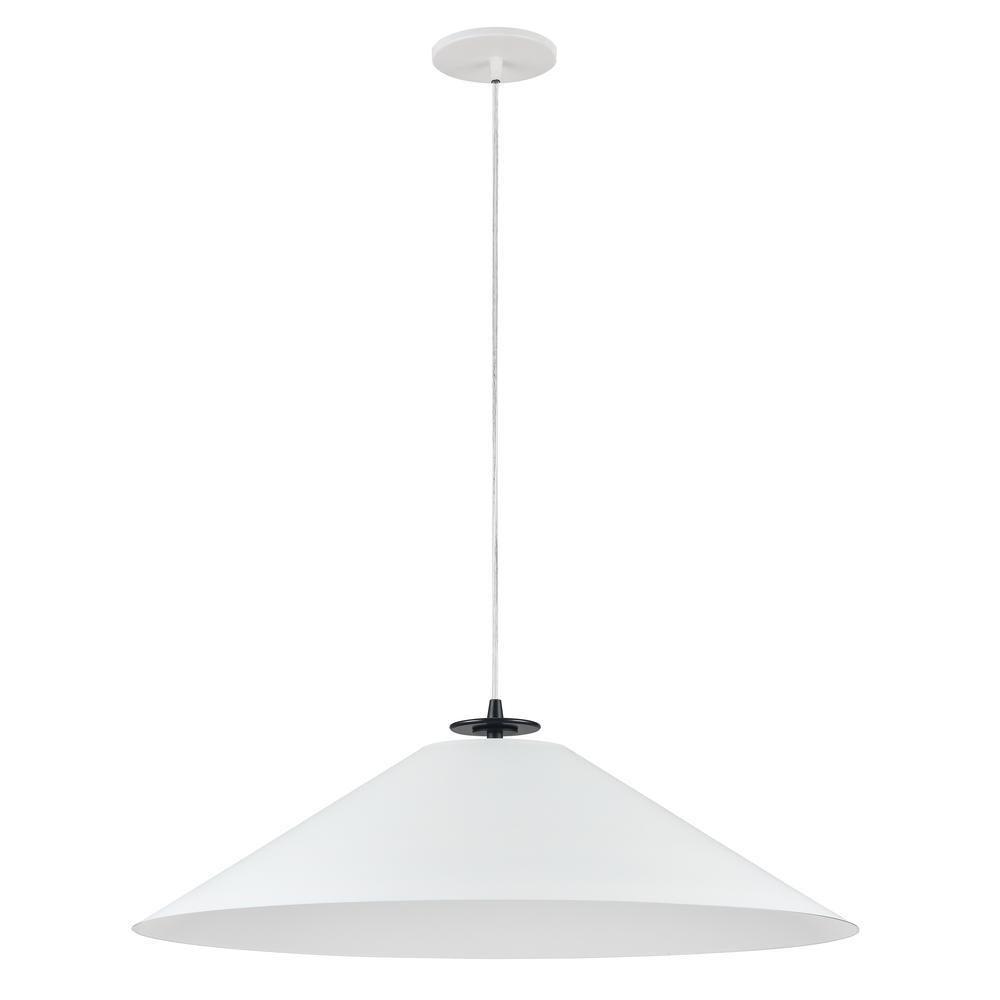 1LT Incandescent Pendant, MB & MW. Picture 1