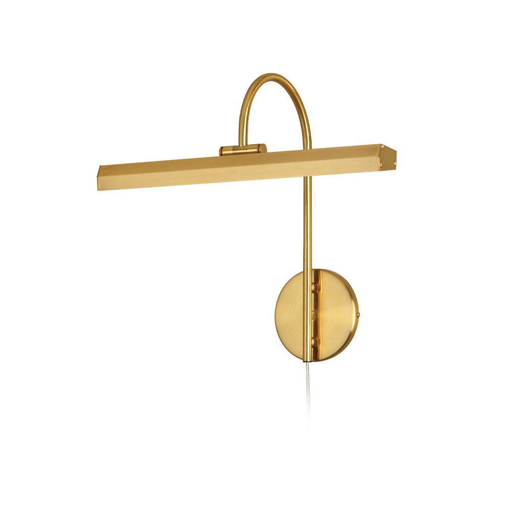 20W Picture Light, Aged Brass Finish. Picture 1