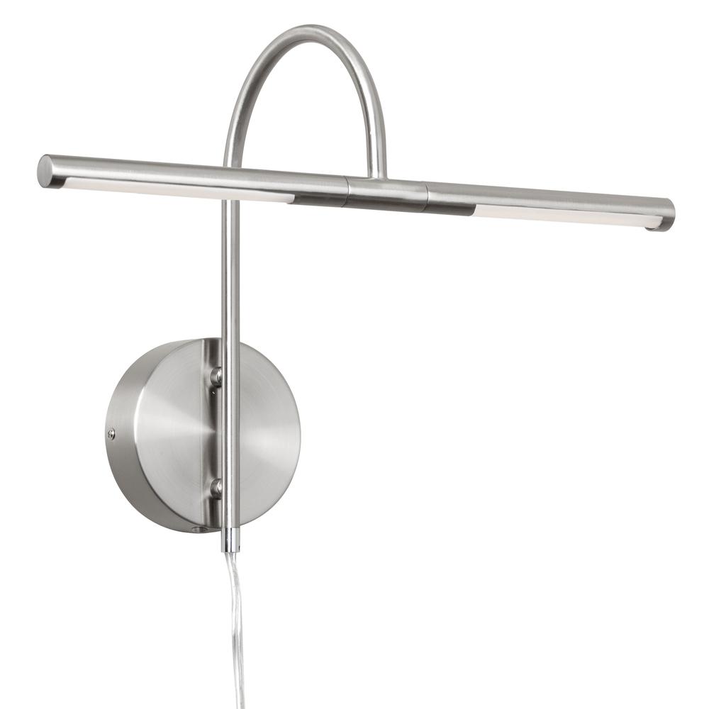 6W Picture Light, Satin Chrome Finish. Picture 1