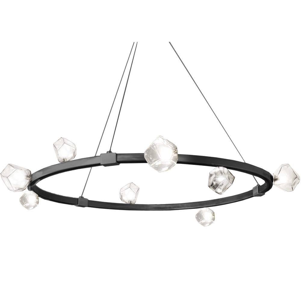 12LT Halogen Chandelier, MB, Clear Gls. Picture 1
