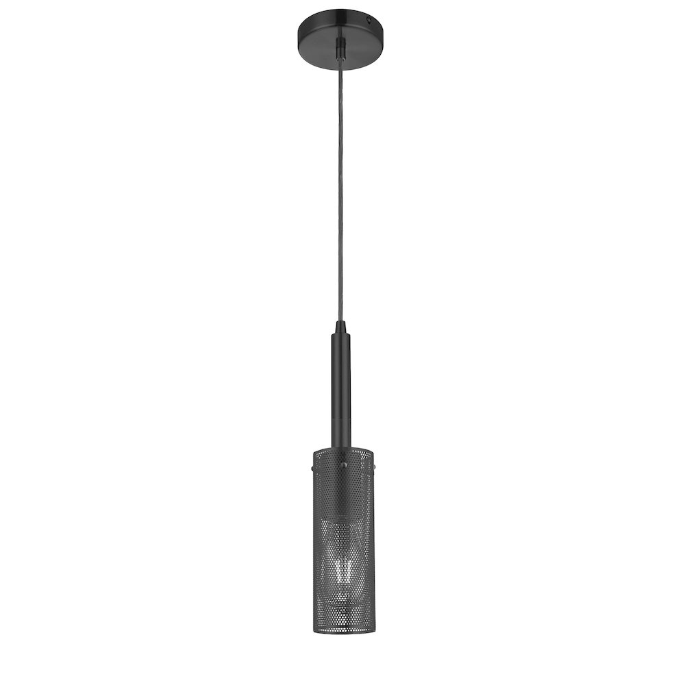 1 Light Pendant in Matte Black. Picture 1