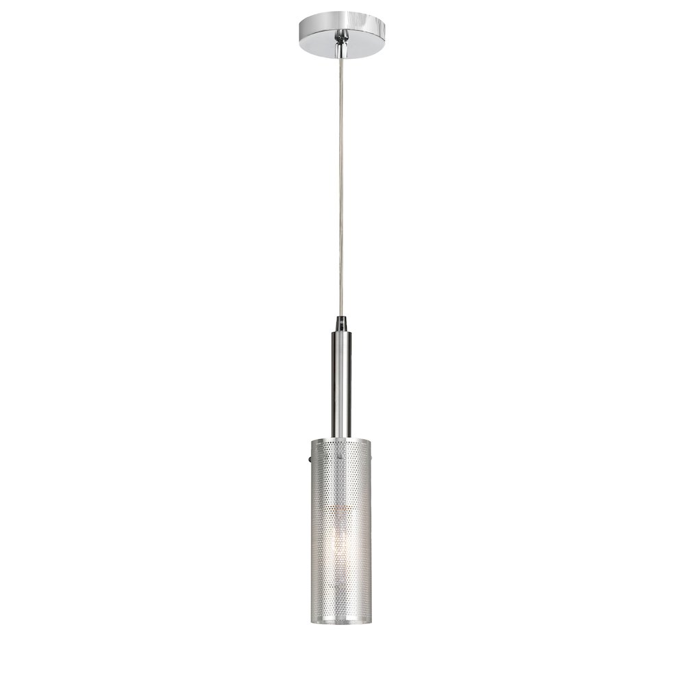 1 Light Pendant in Polished Chrome. Picture 1