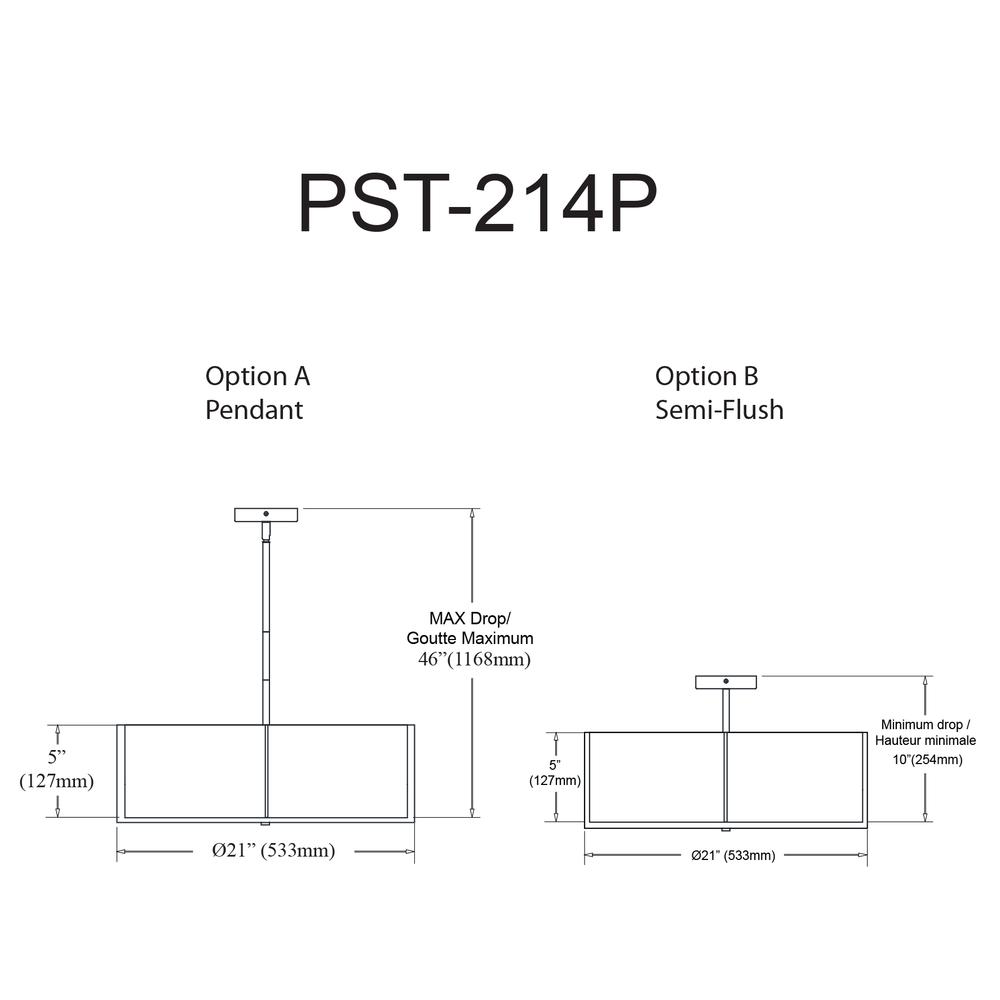 4LT Incandescent Pendant, AGB, WH Shade. Picture 2