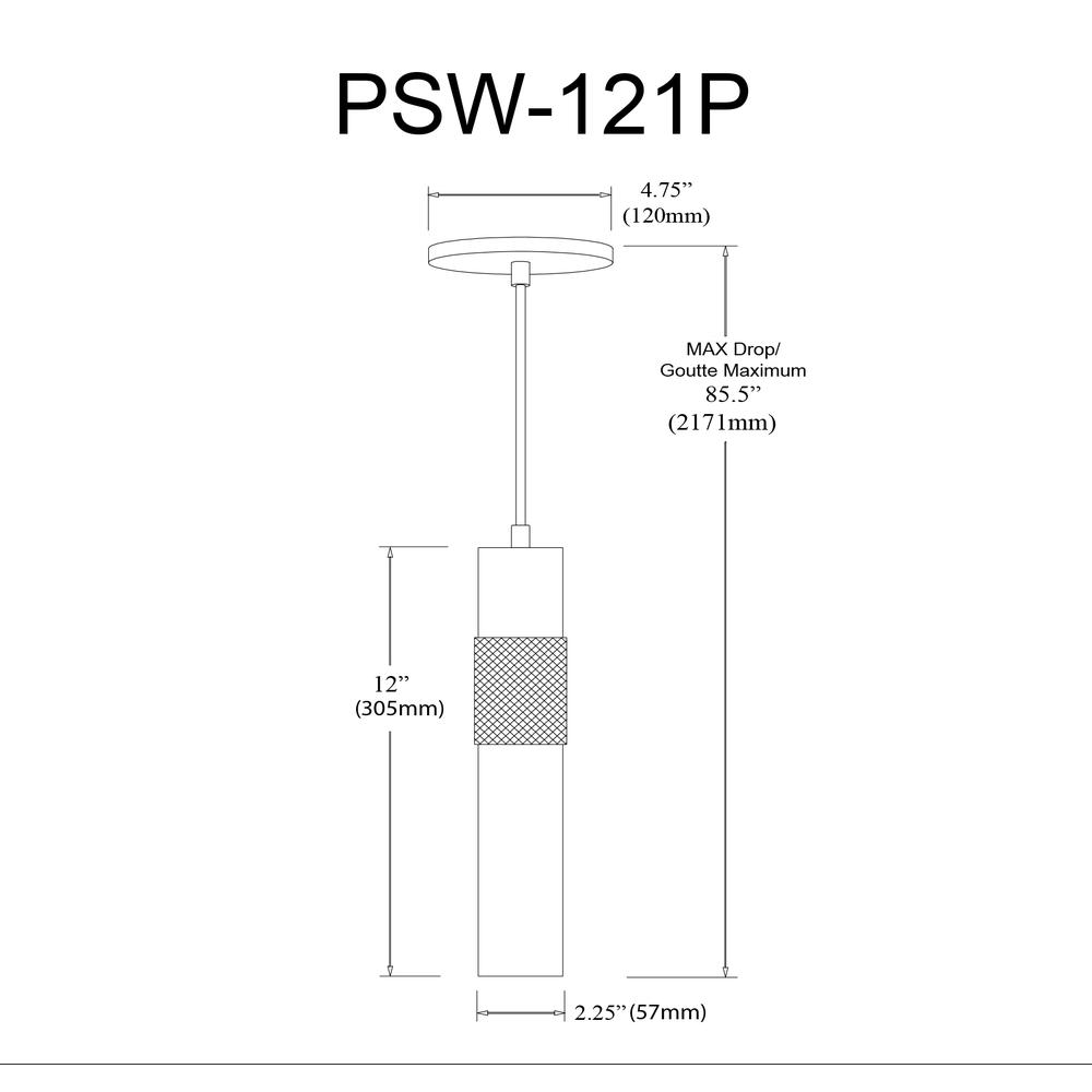 1LT Halogen Pendant, MB. Picture 7