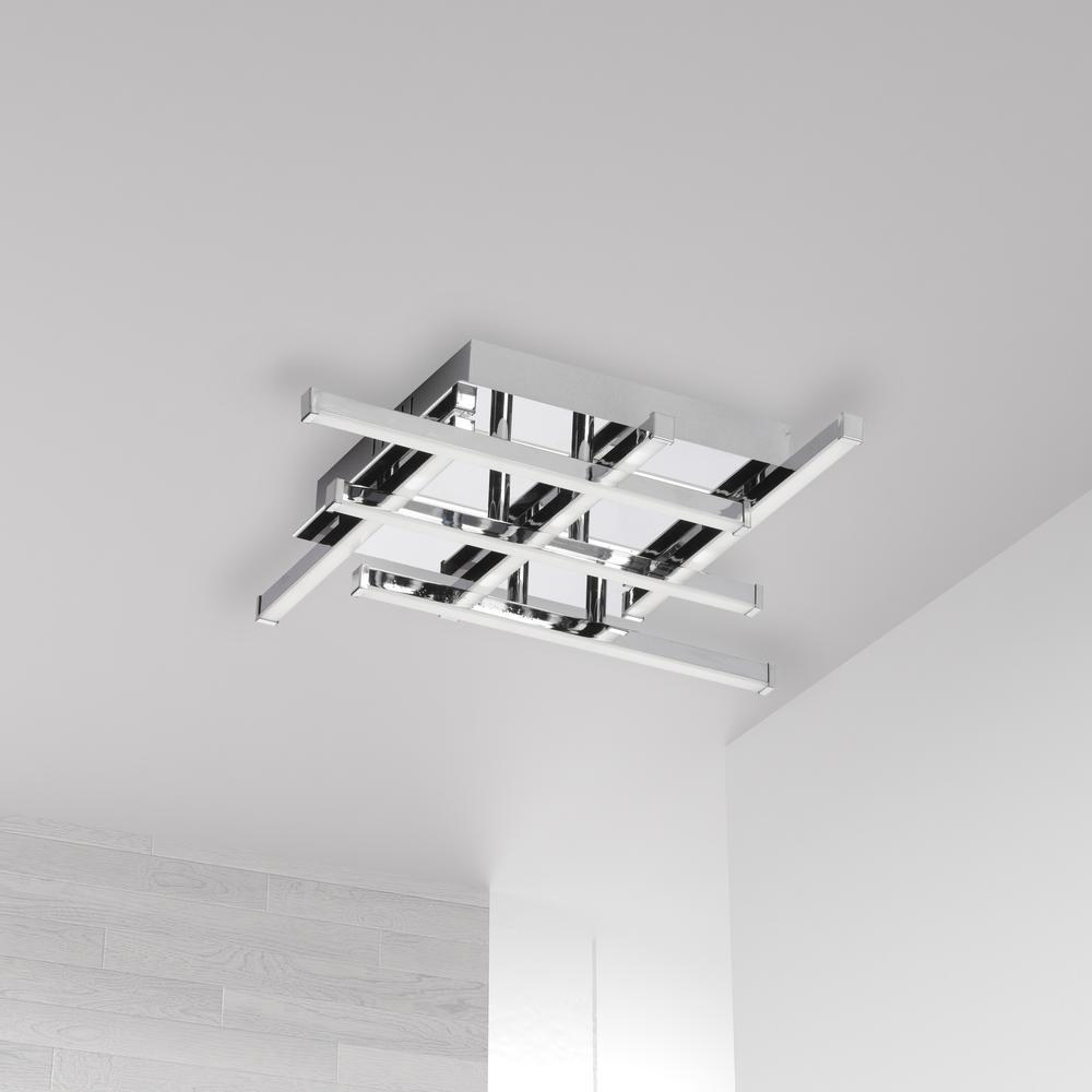 18W Flush Mount PC, WH Acrylic Diffuser. Picture 2