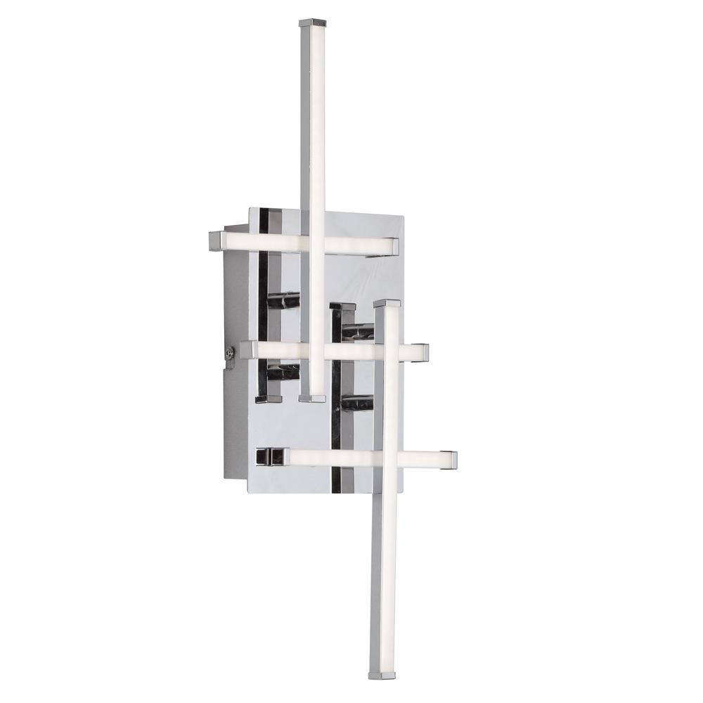 5LT Wall Sconce, Polished Chrome. Picture 1