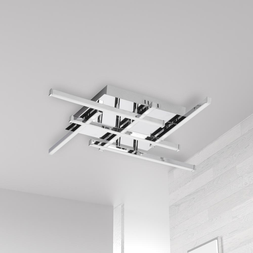 6LT Flush Mount, Polished Chrome. Picture 2