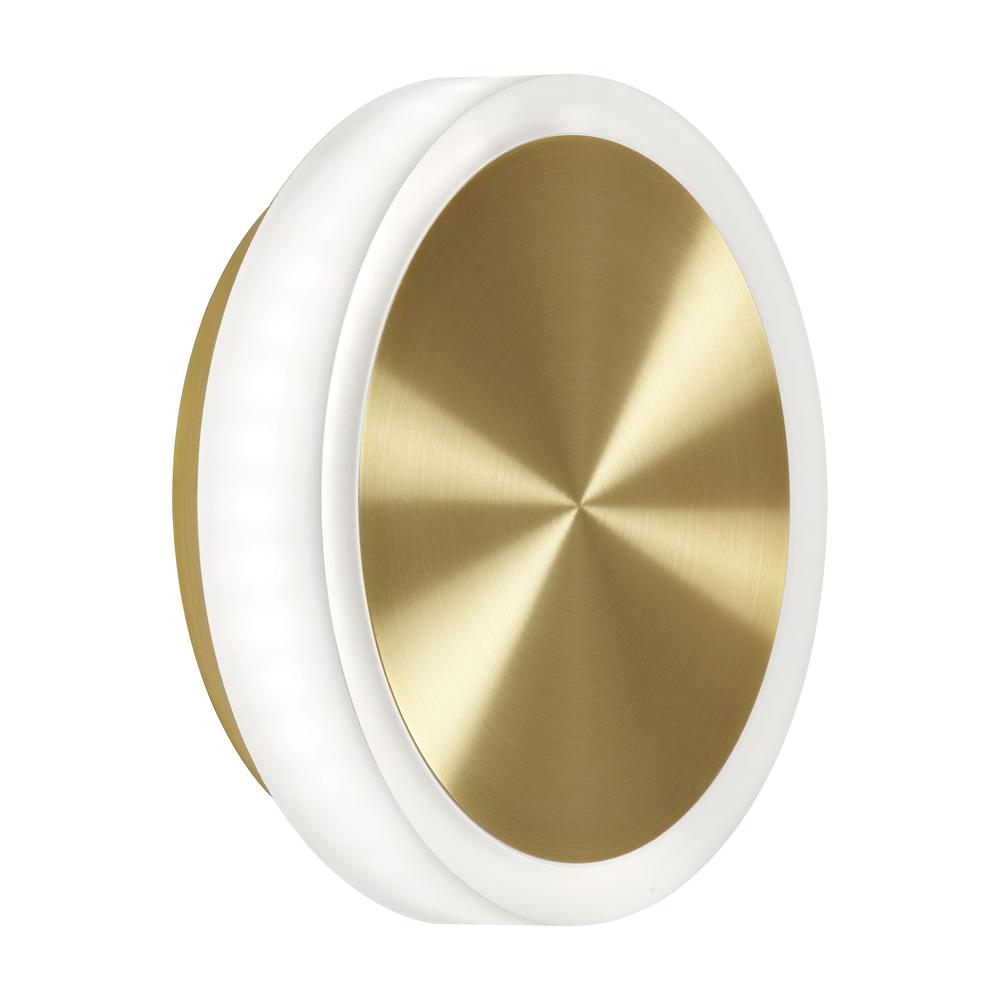12W Wall Sconce,  AGB, FR Acrylic Diffuser. Picture 1