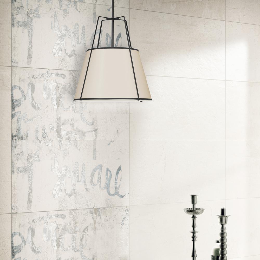 3LT Trapezoid Pendant Black/CRM Shade, 790 Diff. Picture 2