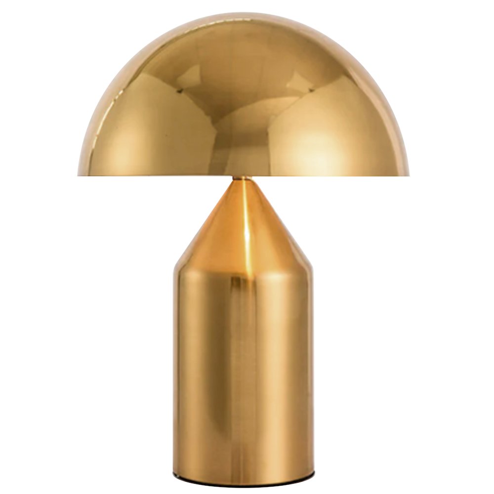 2 Light Table Lamp in Aged Brass. Picture 1