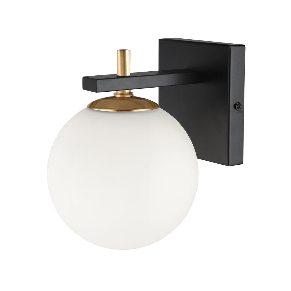 1LT Halogen Wall Sconce, MB & AGB. Picture 1