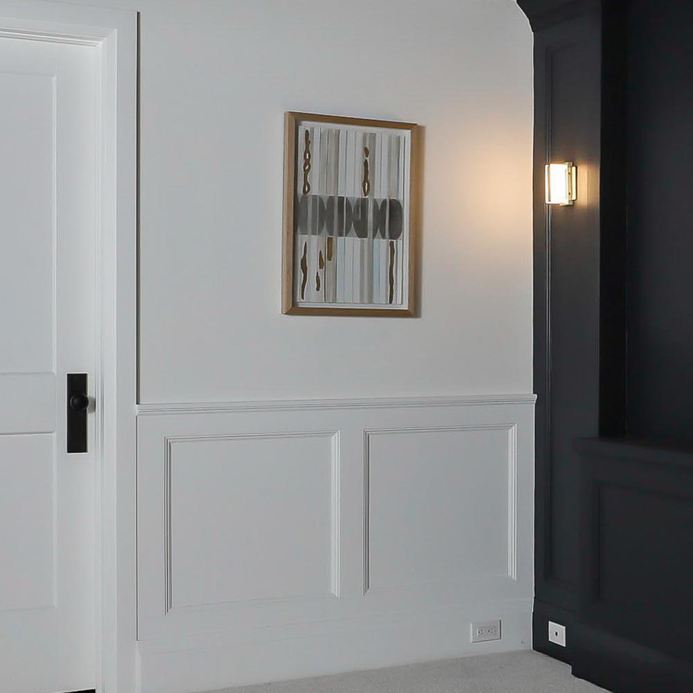 5W LED Wall Vanity, Aged Brass Finish. Picture 8