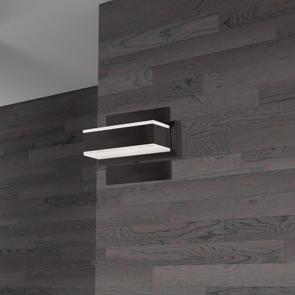 5W LED Wall Vanity, Matte Black Finish. Picture 2