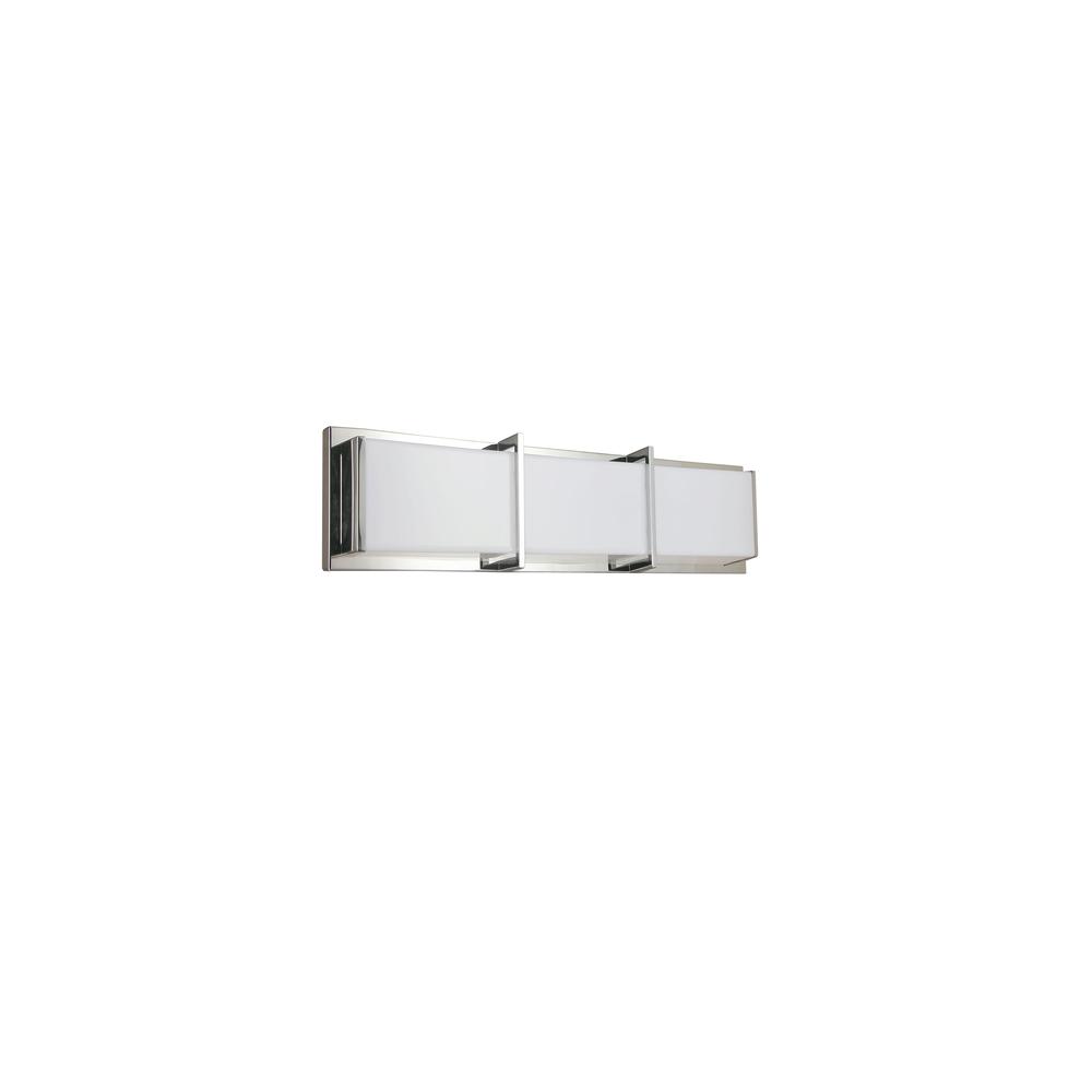 15W Vanity Light, PC, WH Acrylic Diffuser. Picture 1