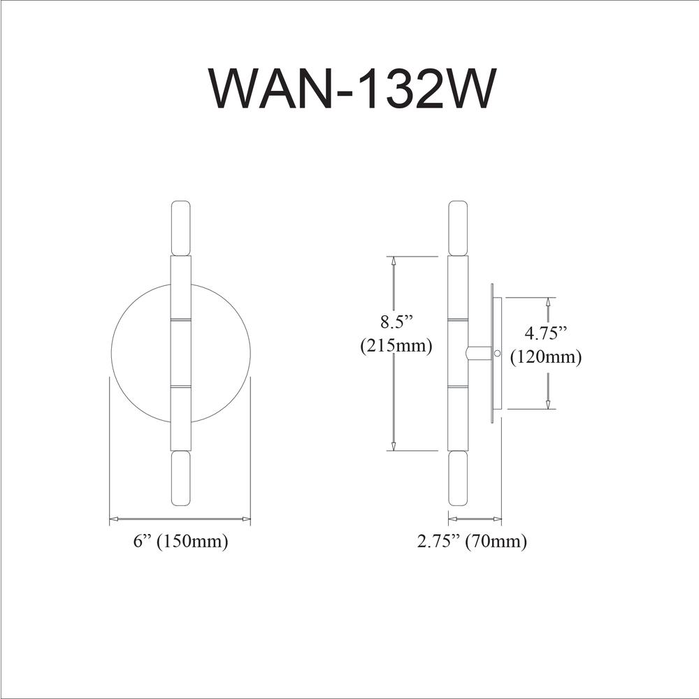 2LT Incandescent Wall Sconce, MB & AGB. Picture 2
