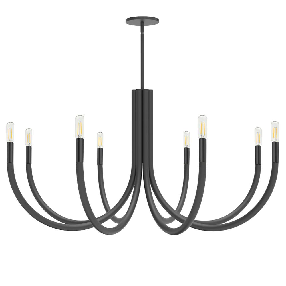 8LT Incandescent Chandelier, MB. Picture 1