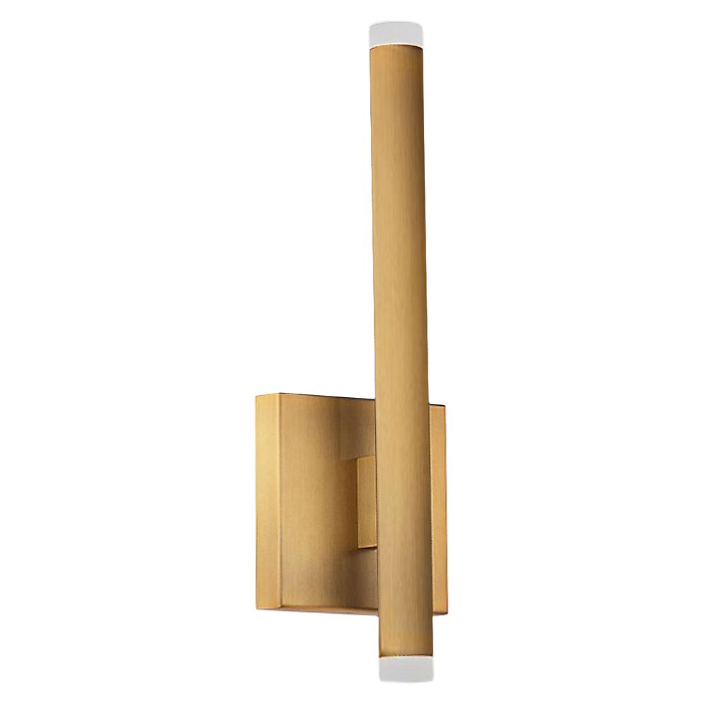 10W Wall Sconce, AGB with FR Acrylic Diffuser. Picture 1